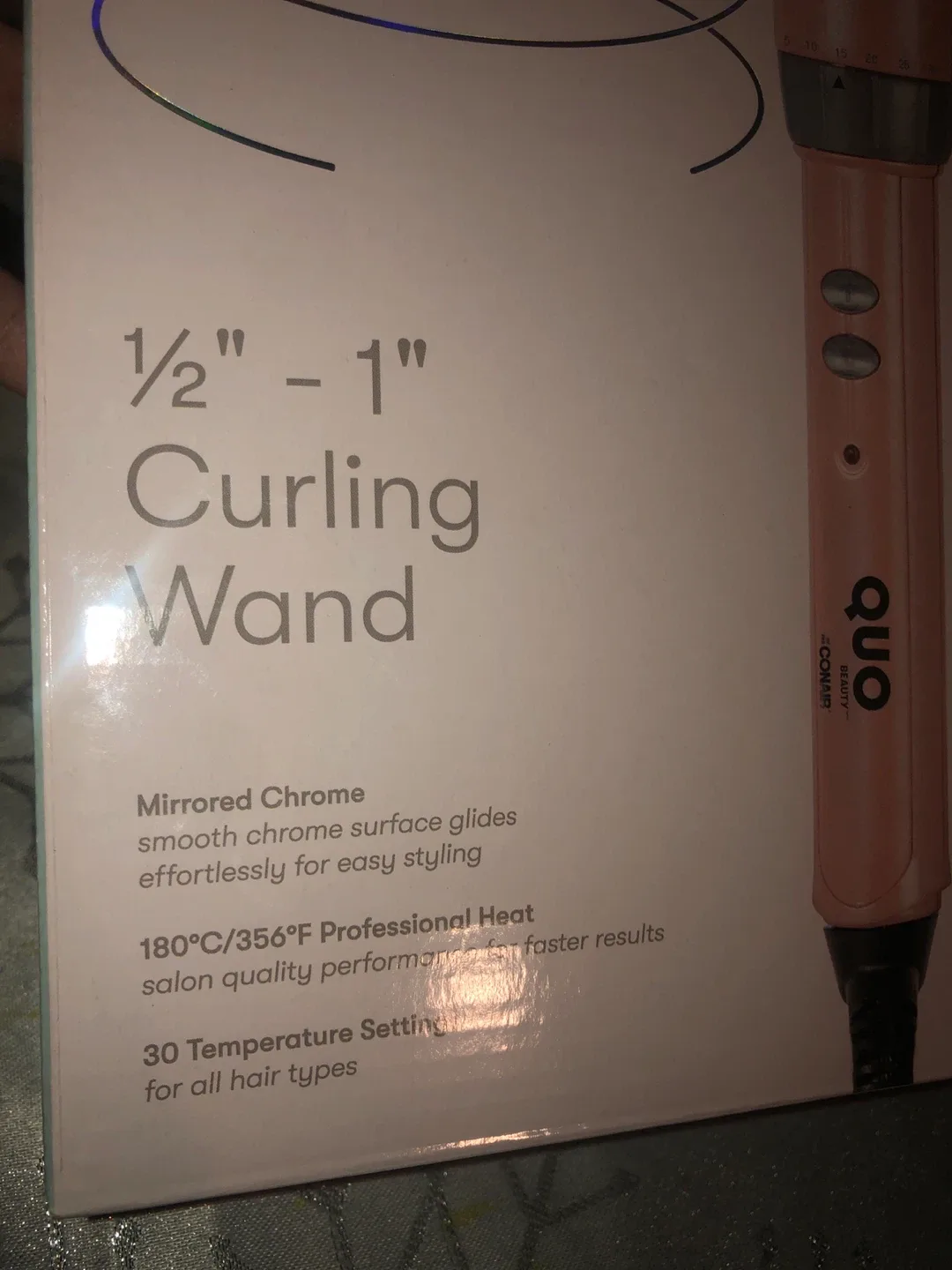NEW Pink 1/2"-1" Curling Wand Iron ! #Cleanout image indicator(3)