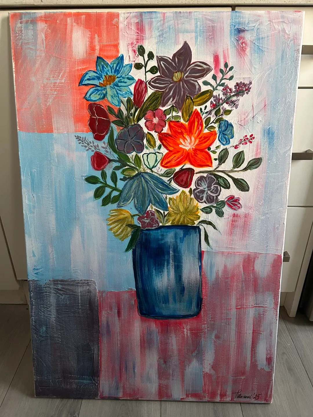 Floral Painting - Vase of Flowers