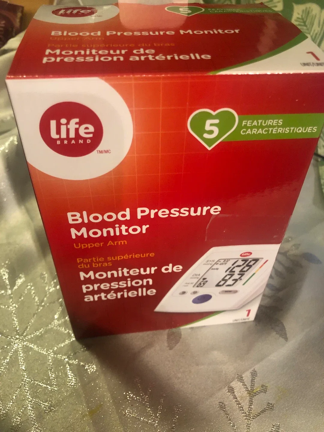 NEW Life Brand Blood Pressure Monitor - Upper Arm #Cleanout