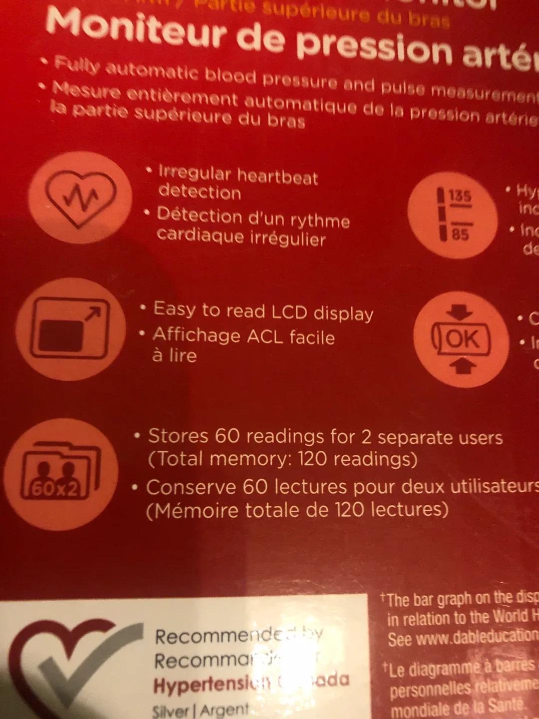 NEW Life Brand Blood Pressure Monitor - Upper Arm #Cleanout image indicator(3)