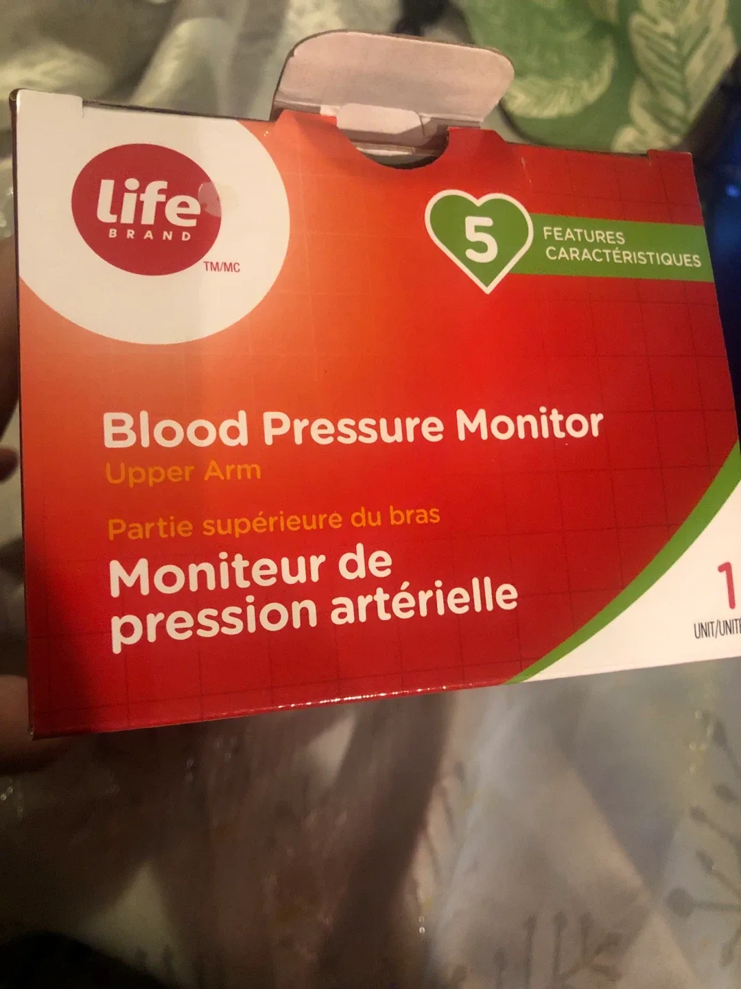 NEW Life Brand Blood Pressure Monitor - Upper Arm #Cleanout image indicator(6)