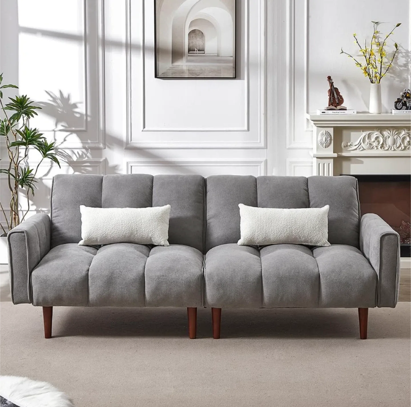 ($450 off‼️) - Germell 81” Upholstered Sleeper Sofa Bed