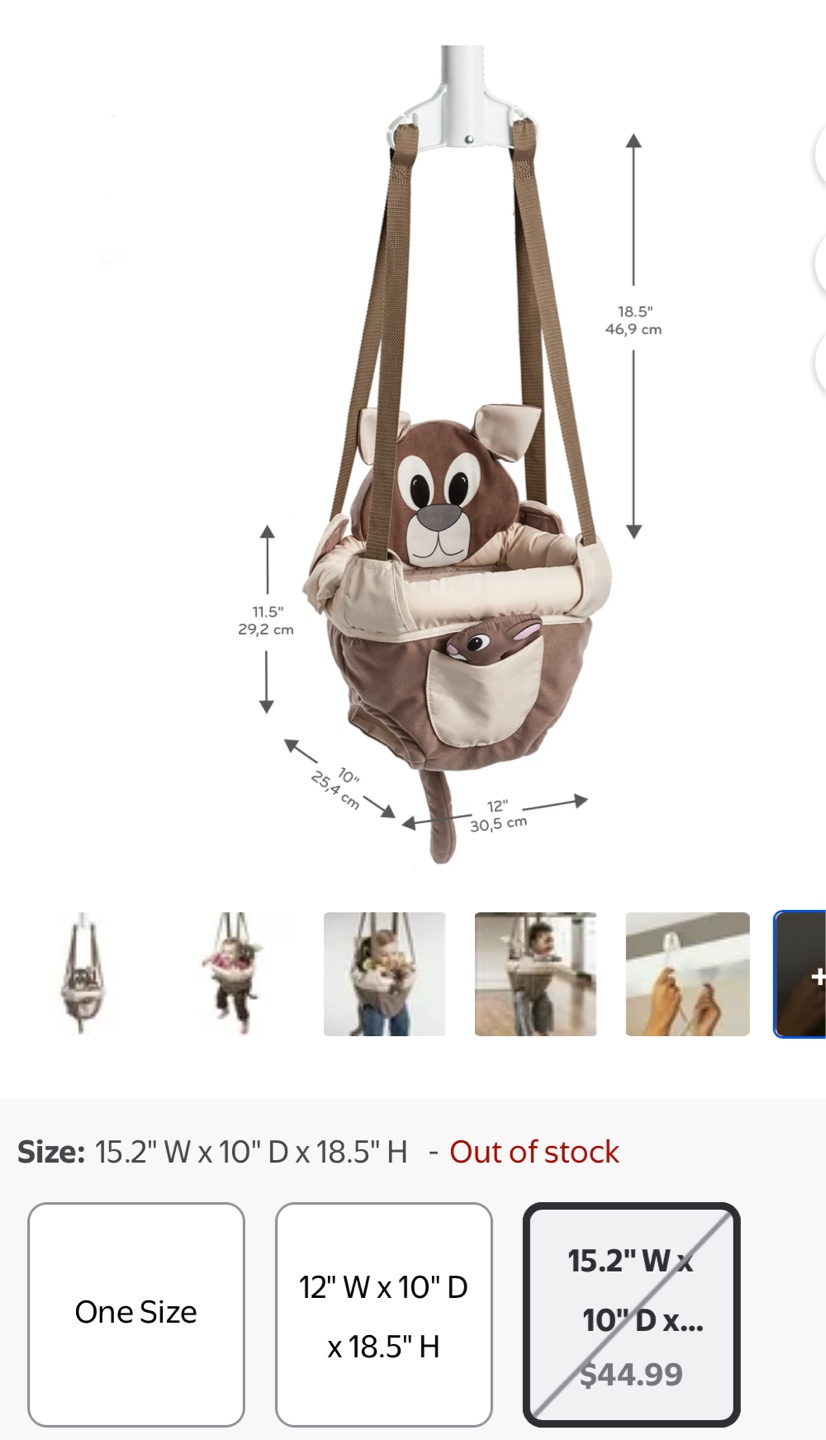 Evenflo Exersaucer Door Jumper
