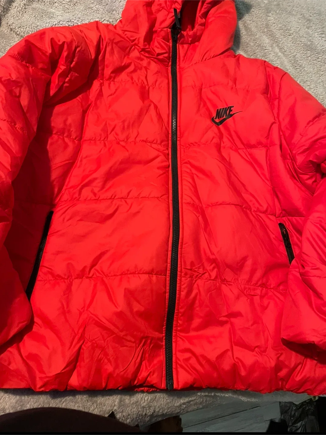 Nike Red Puffer Jacket