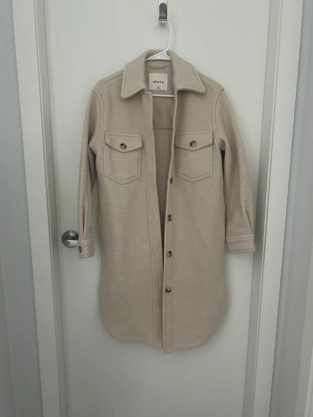 Wilfred Free Wool Blend Shacket - 2XS