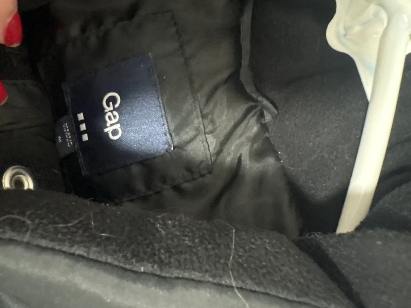 Gap Black Puffer Vest size mejume