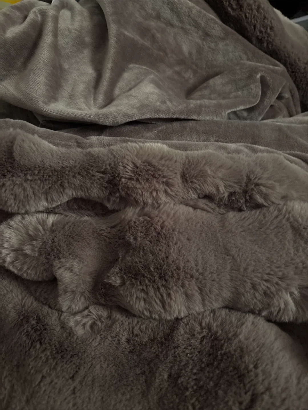 NWOT House & Home Faux Fur Throw Blanket