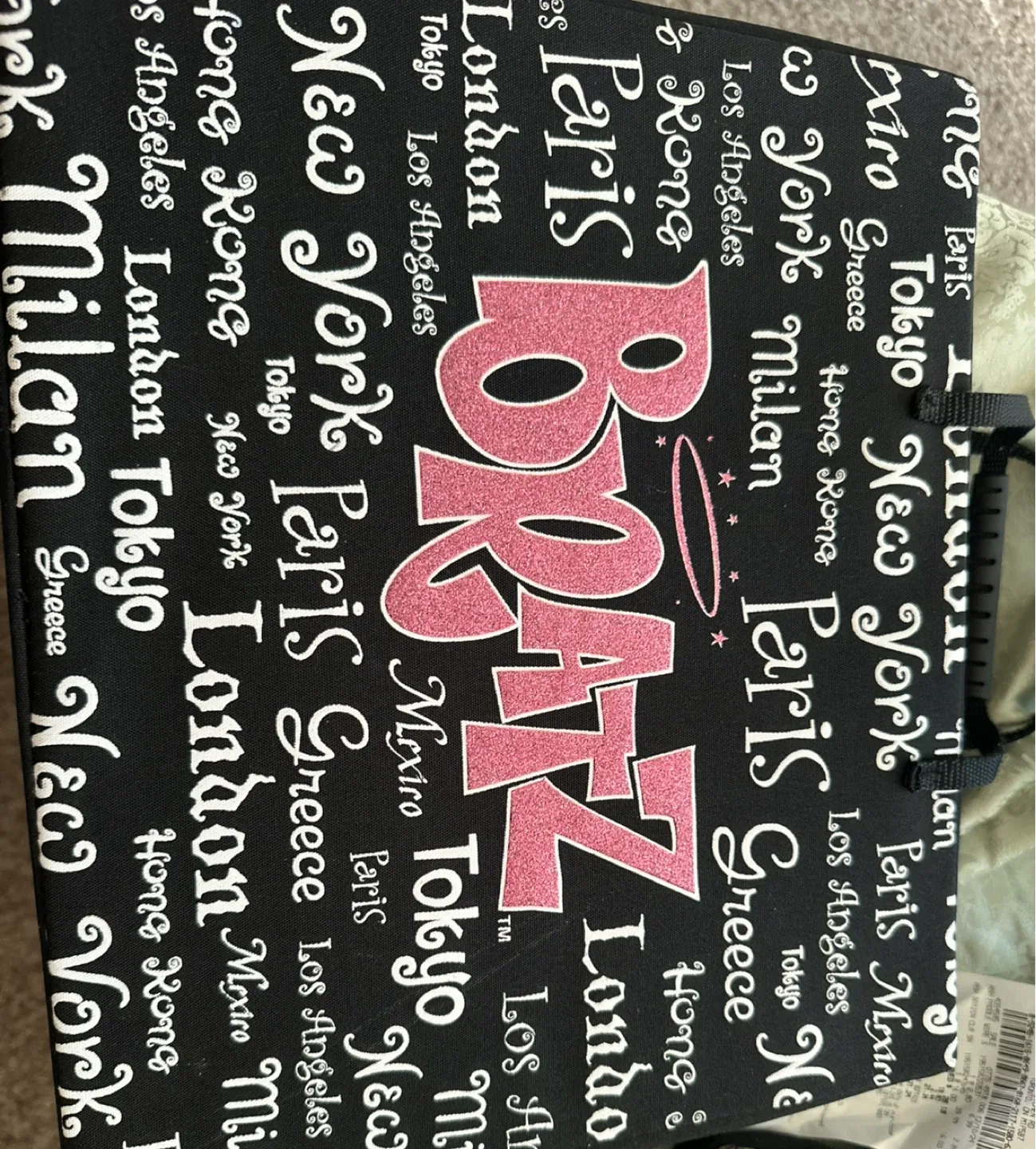 Bratz Black Travel Case- Paris, New York, London