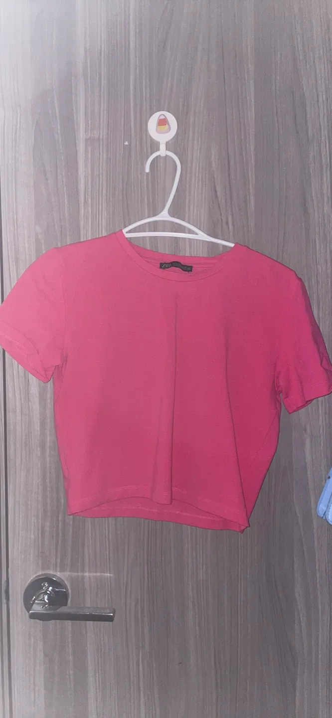 Zara Pink T-Shirt - Size M