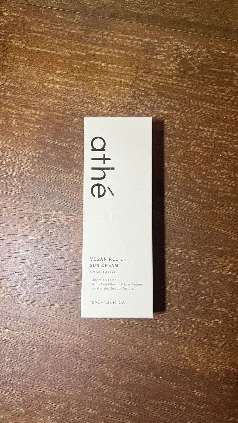 New Athe Vegan Relief Sun Cream SPF50+