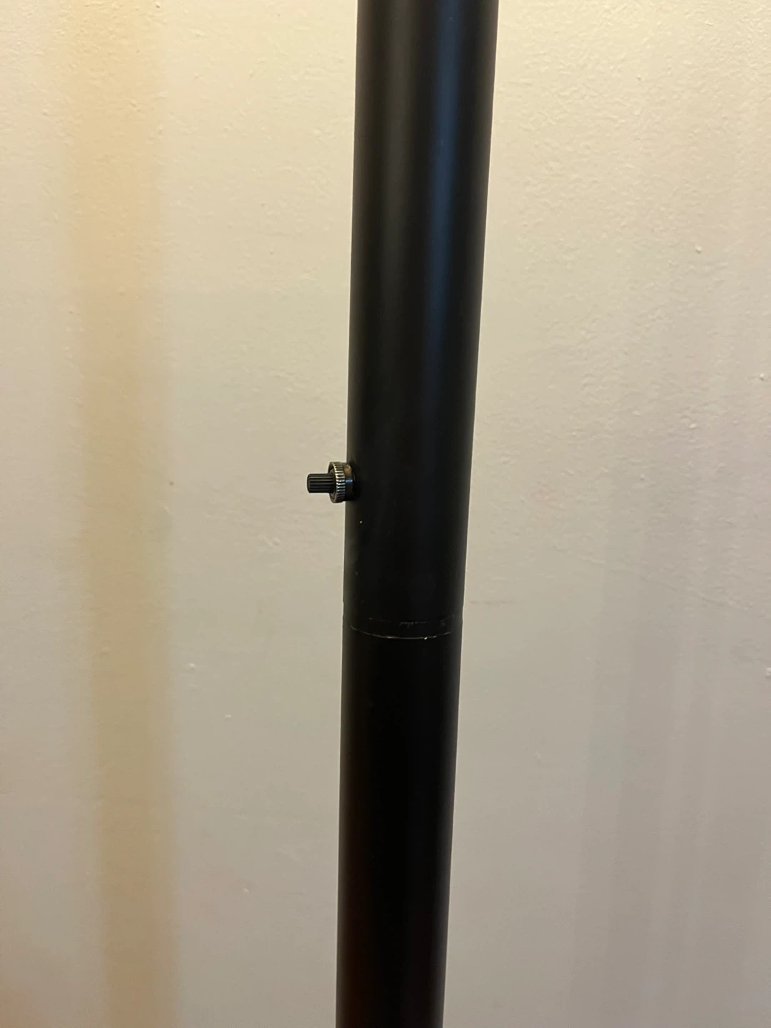 Black Floor Lamp with White glass Shade - photo 3