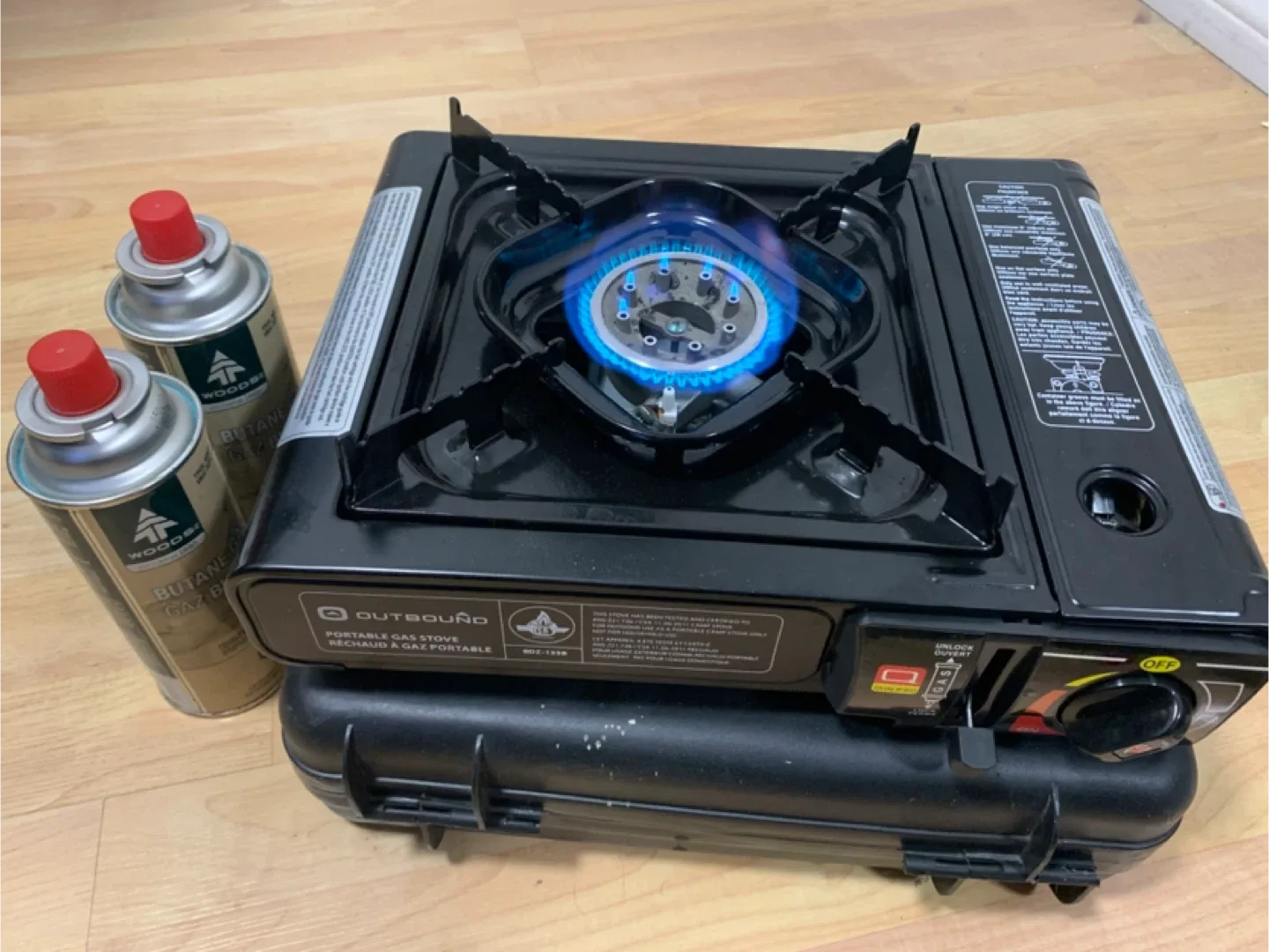 Outbound Portable Gas Stove w/ Butane Canisters