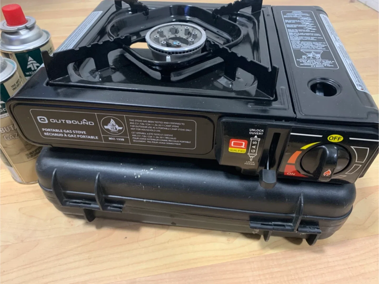 Outbound Portable Gas Stove w/ Butane Canisters image indicator(2)