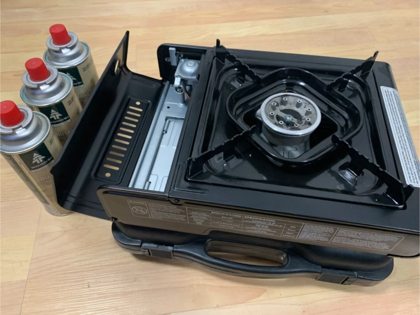 Outbound Portable Gas Stove w/ Butane Canisters image indicator(3)