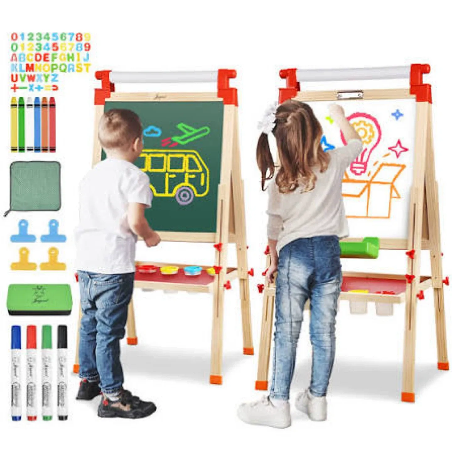 Kids Fun Drawing Stand Easel image indicator(10)