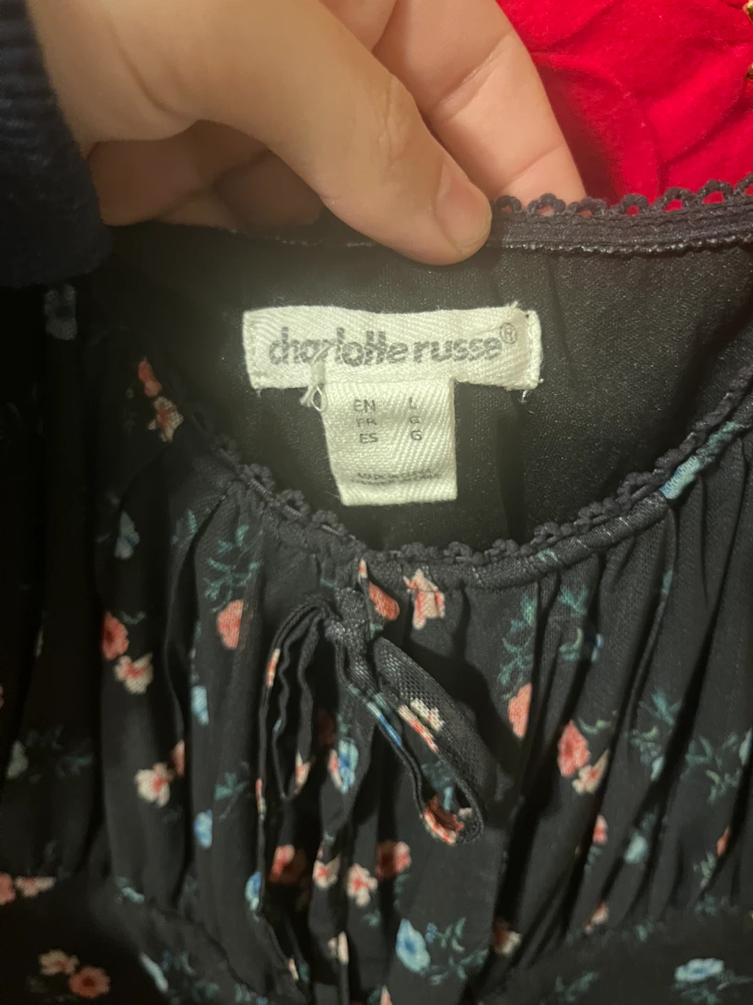 Charlotte Russe Floral Dress - Size L - photo 3