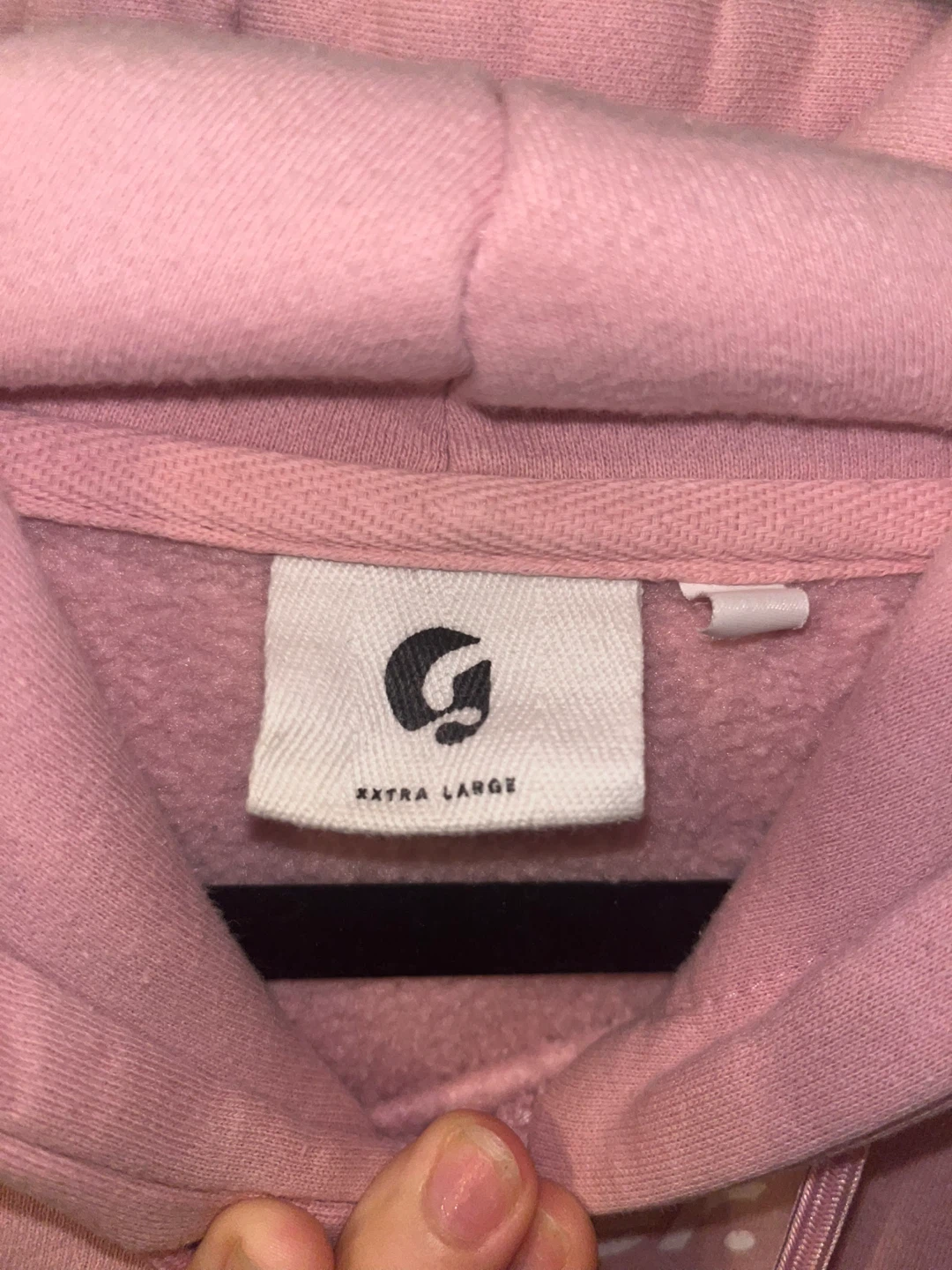 Glossier Pink Hoodie - Extra Large - photo 3