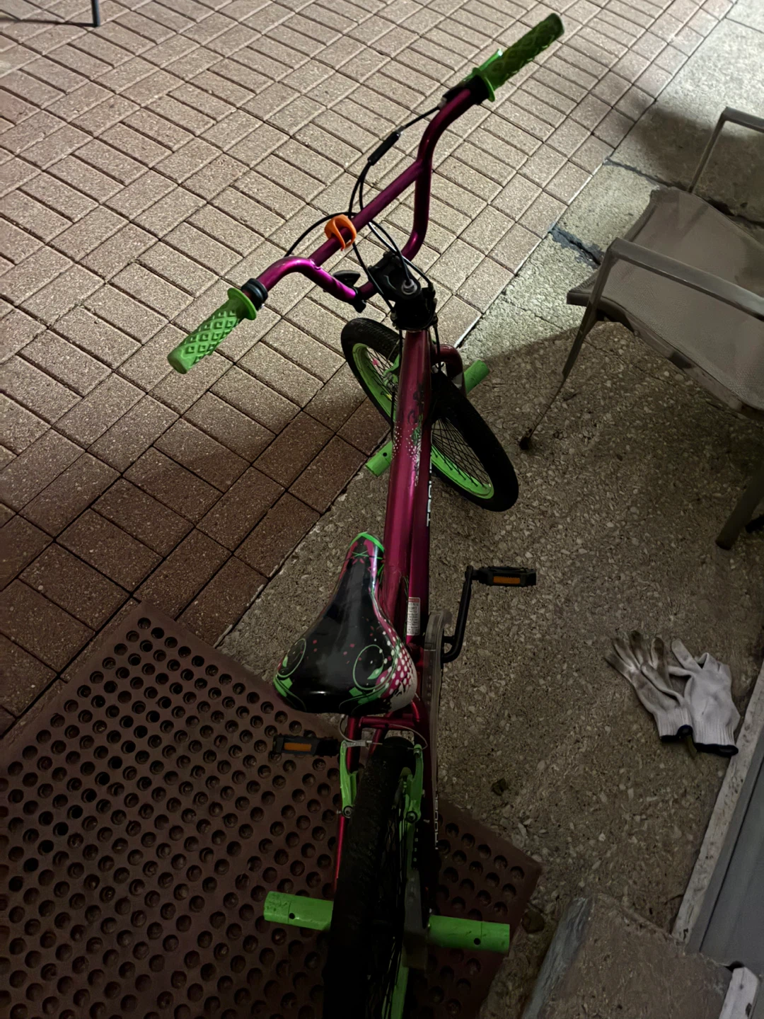 Pink and Green Kids Bike - photo 3