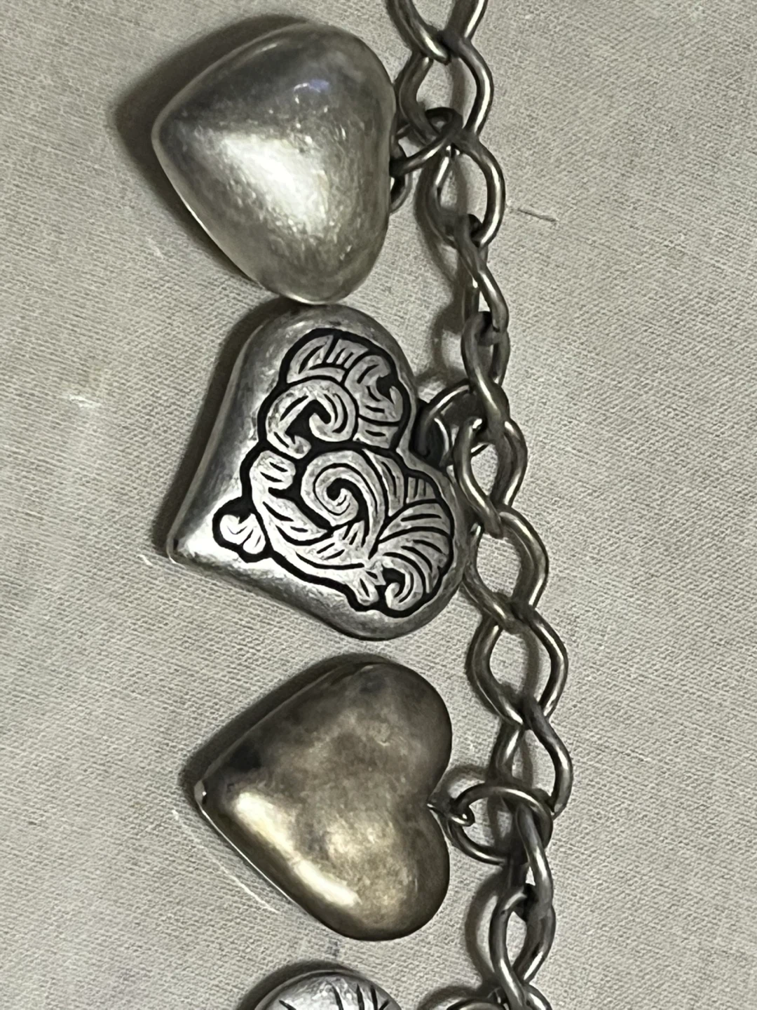 Silver Heart Charm Bracelet - photo 4