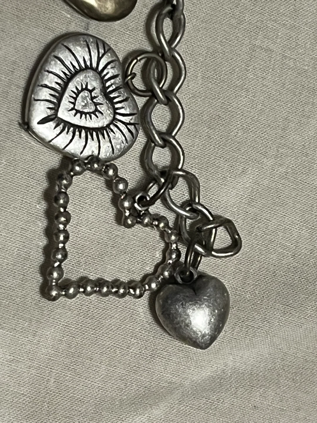 Silver Heart Charm Bracelet - photo 5