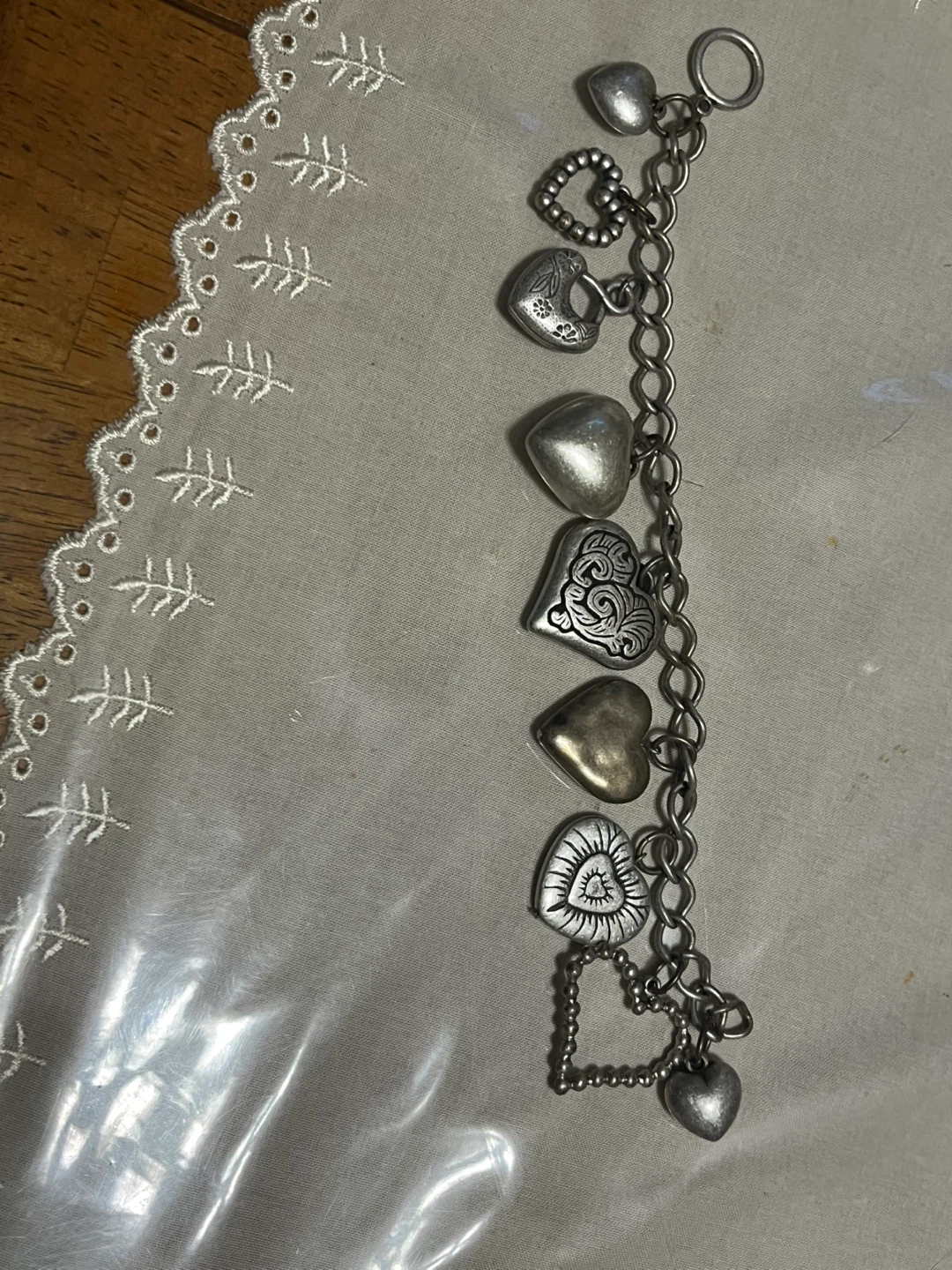 Silver Heart Charm Bracelet - photo 2