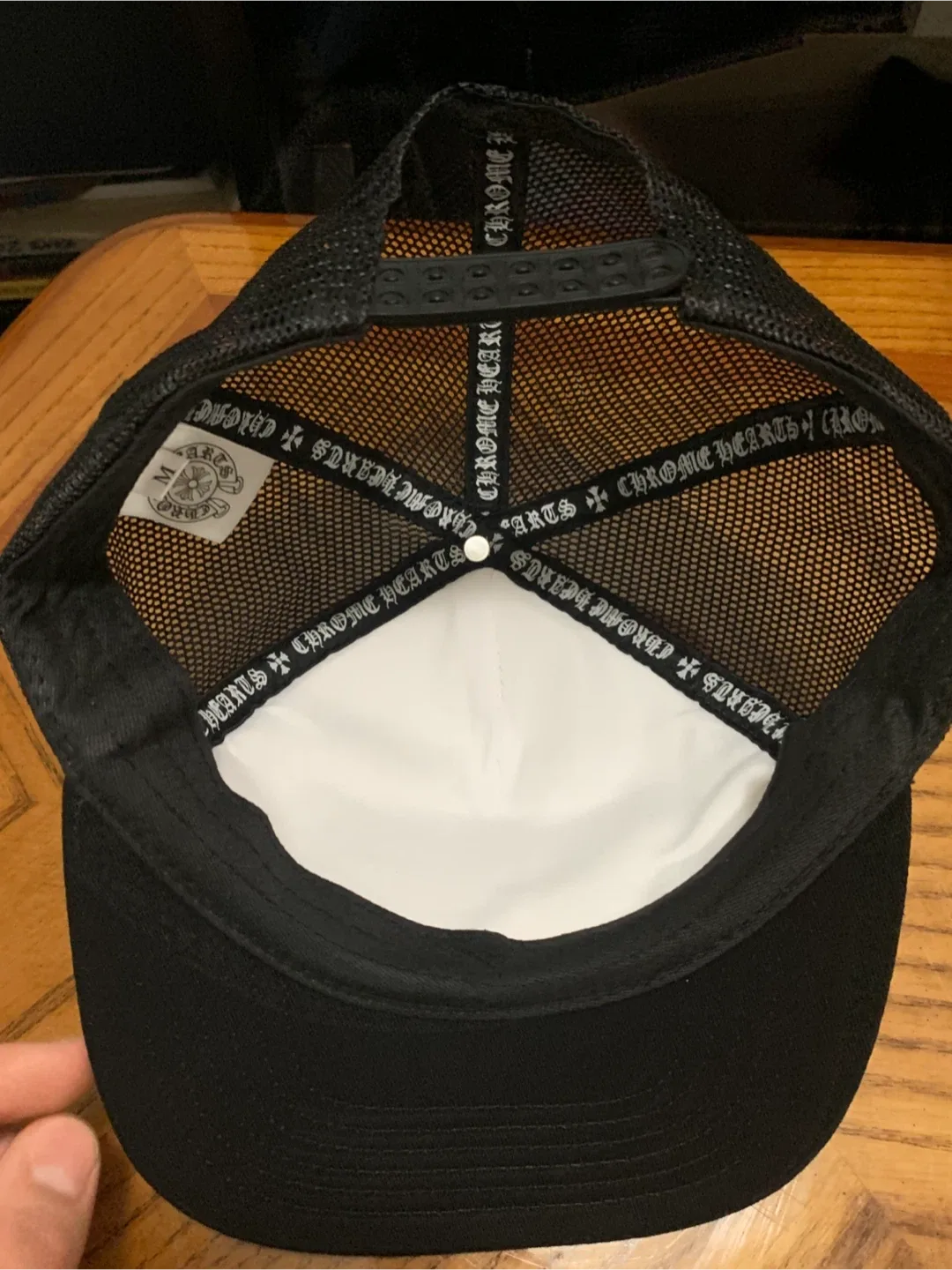 ‼️REP‼️Chrome Hearts Trucker Hat - Black/White image indicator(3)