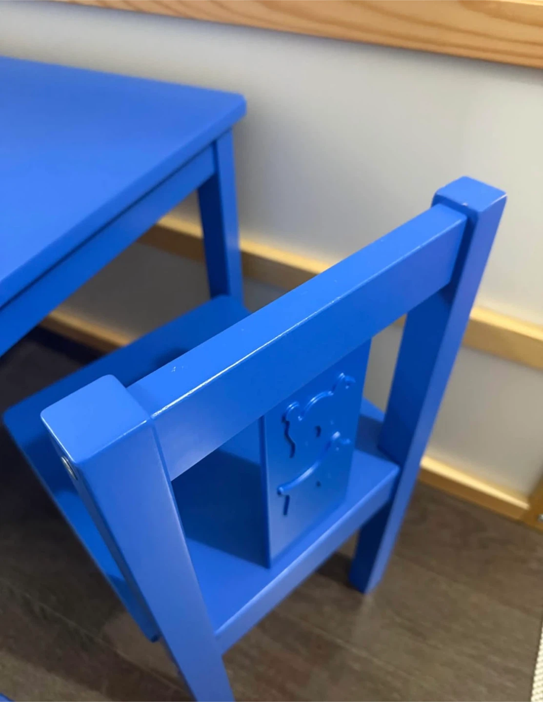IKEA children’s wooden table and chair set - photo 5