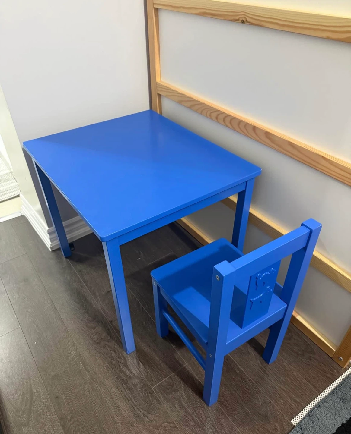 IKEA children’s wooden table and chair set