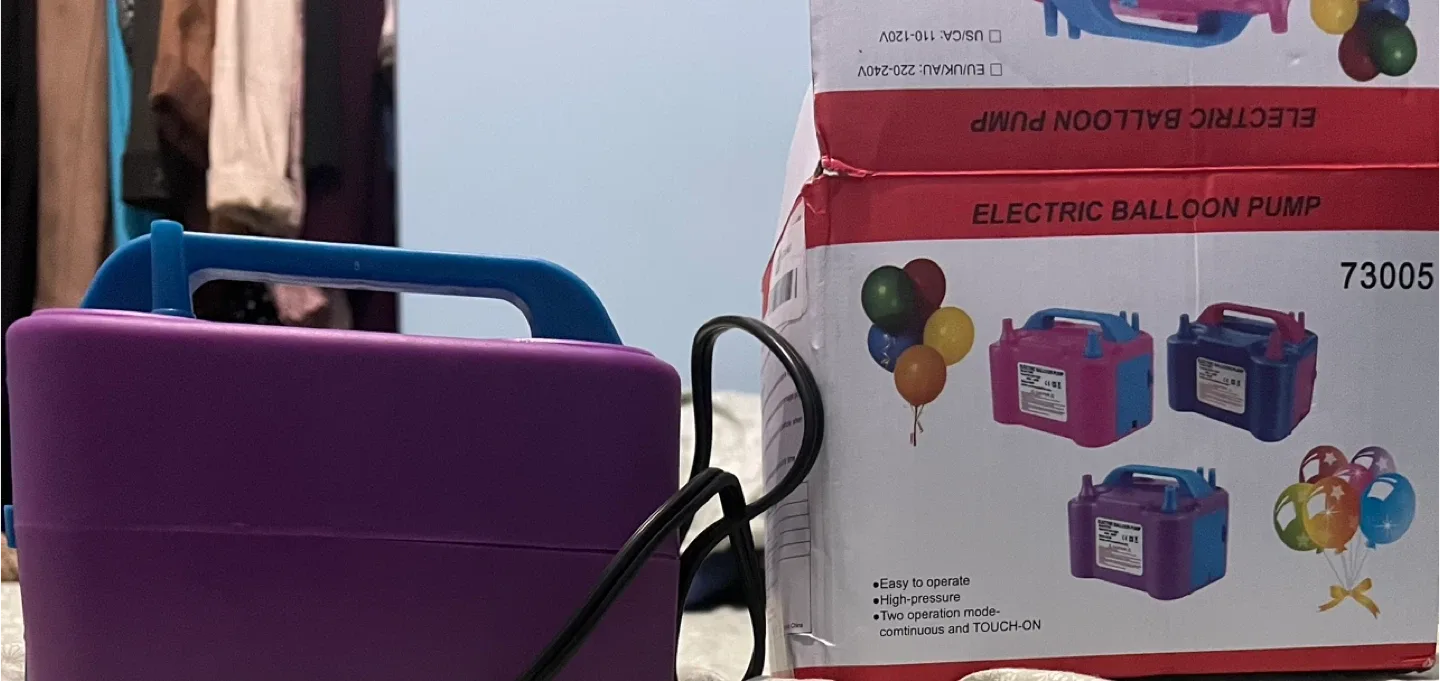 Electric Balloon Pump 73005 - Purple/Blue image indicator(3)