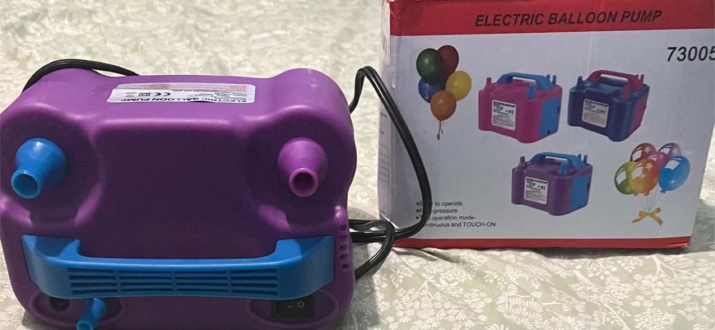 Electric Balloon Pump 73005 - Purple/Blue image indicator(4)