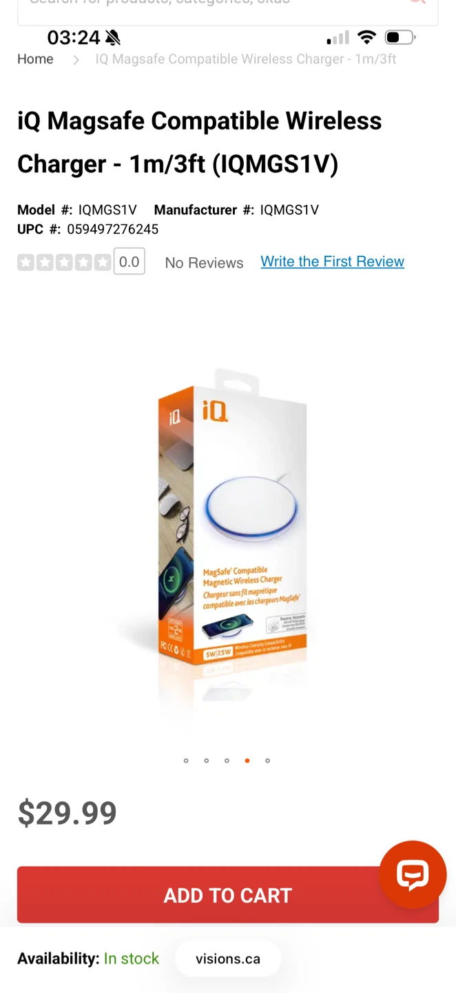 New iQ MagSafe Compatible Wireless Charger - photo 3