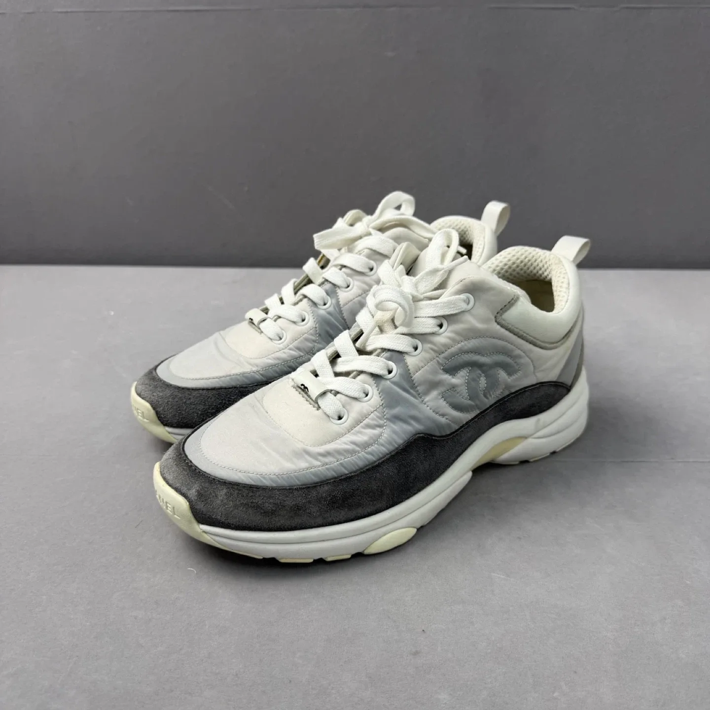 Chanel Sneakers White & Grey