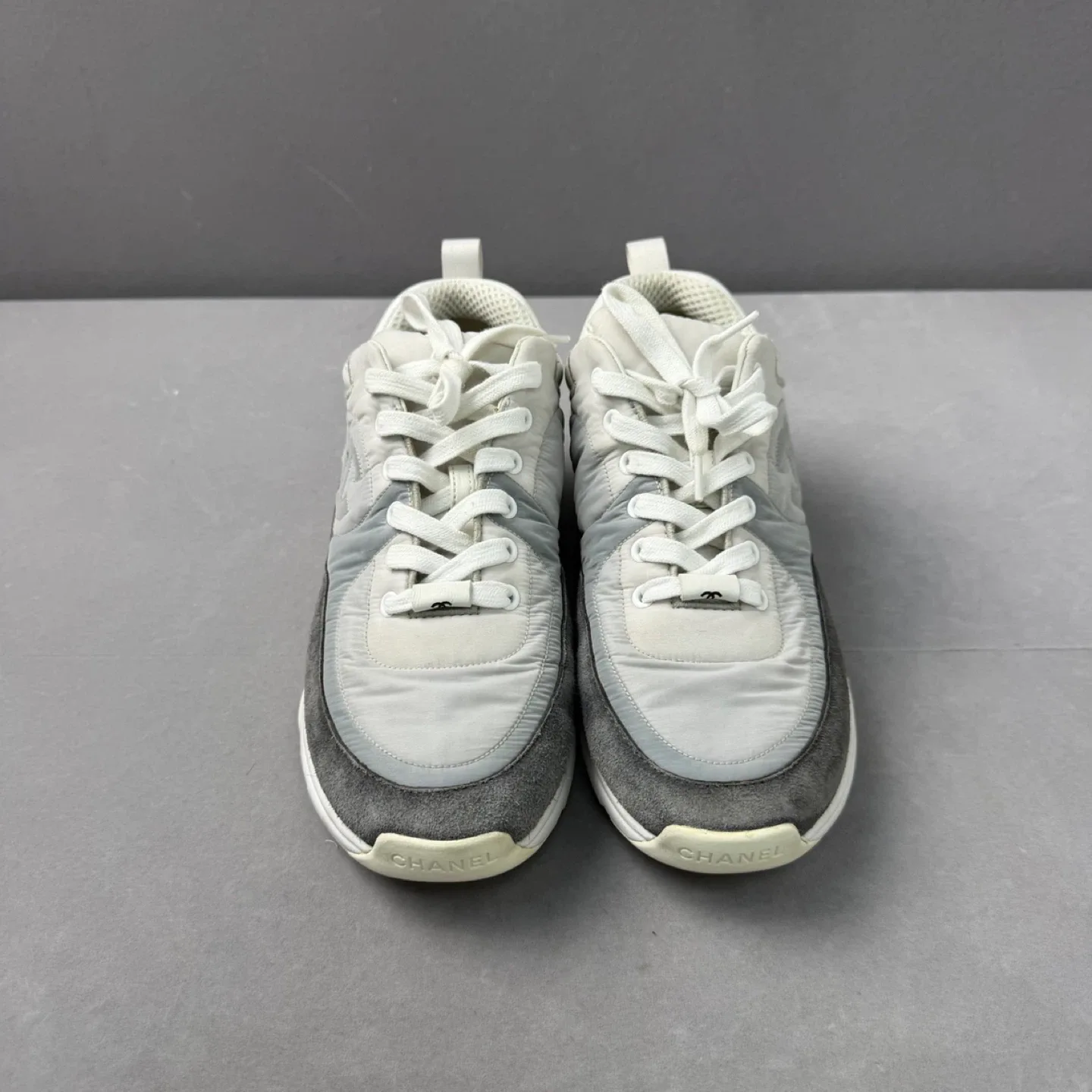 Chanel Sneakers White & Grey image indicator(2)