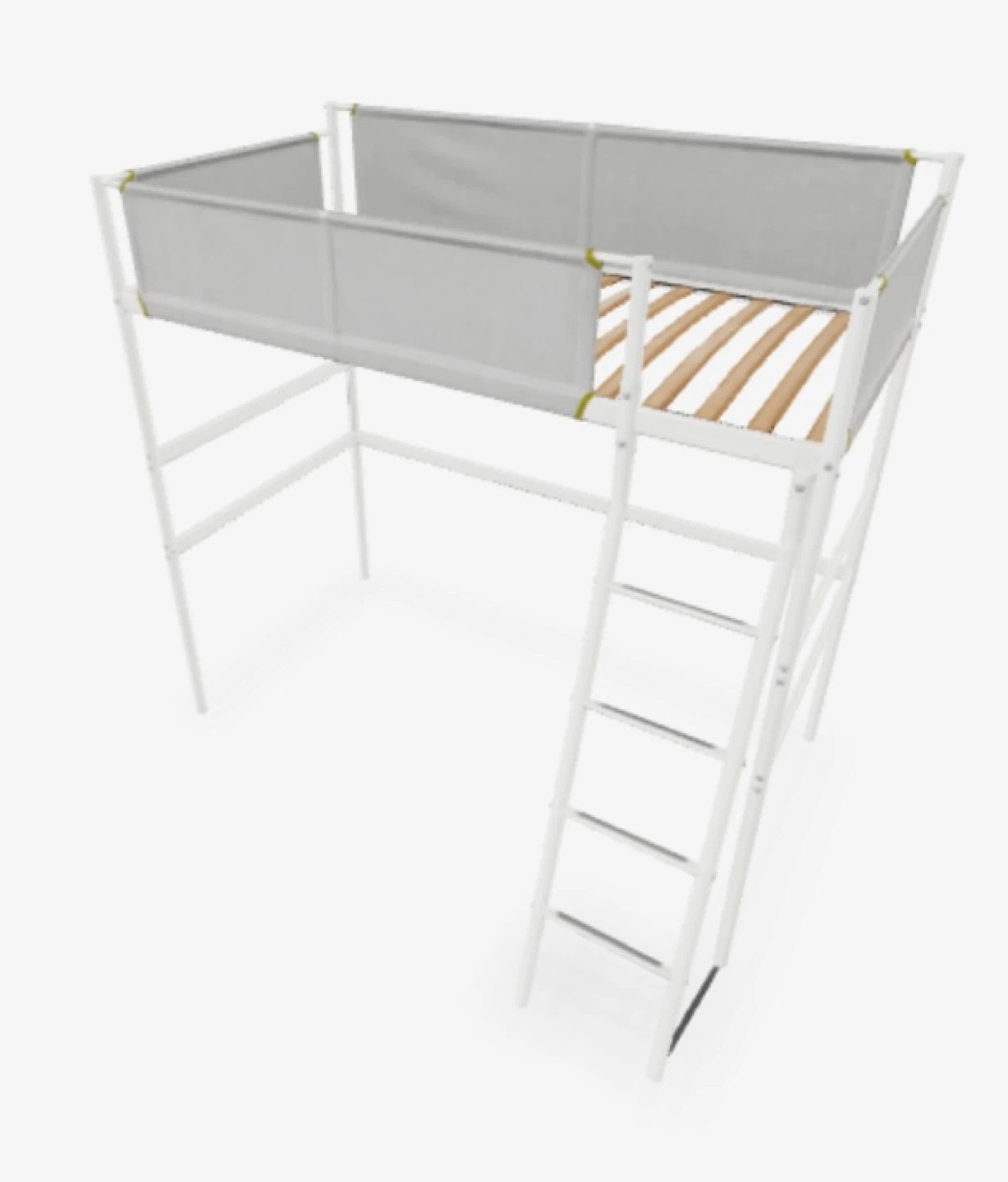 White Loft Bed (77 1/2")