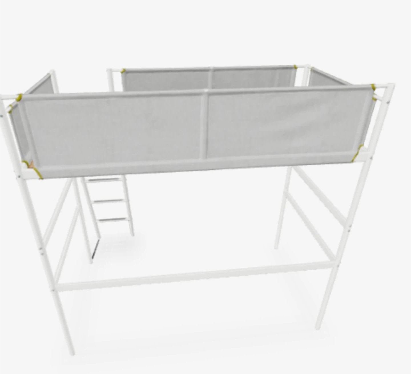 White Loft Bed (77 1/2") - photo 2