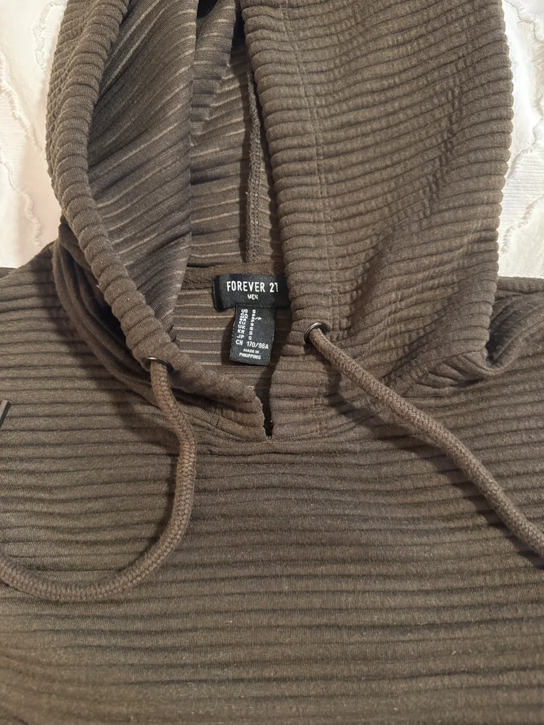 Forever 21 Men's Brown Hoodie - Size S image indicator(3)