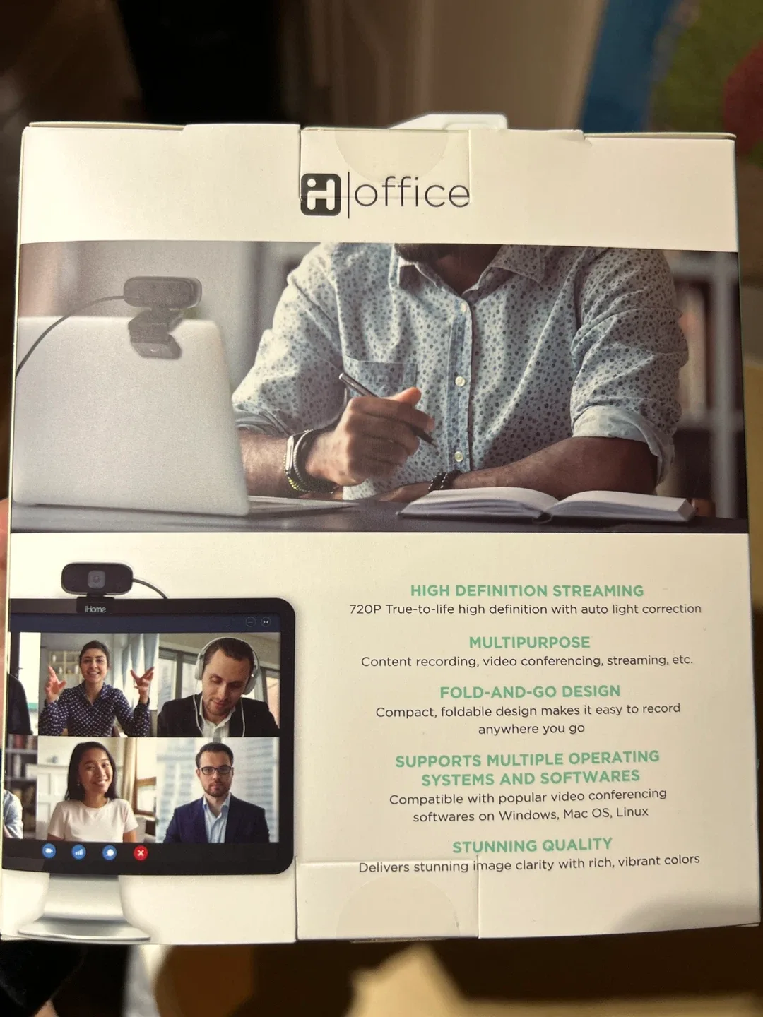 New iHome 720P Webcam with Mic image indicator(2)