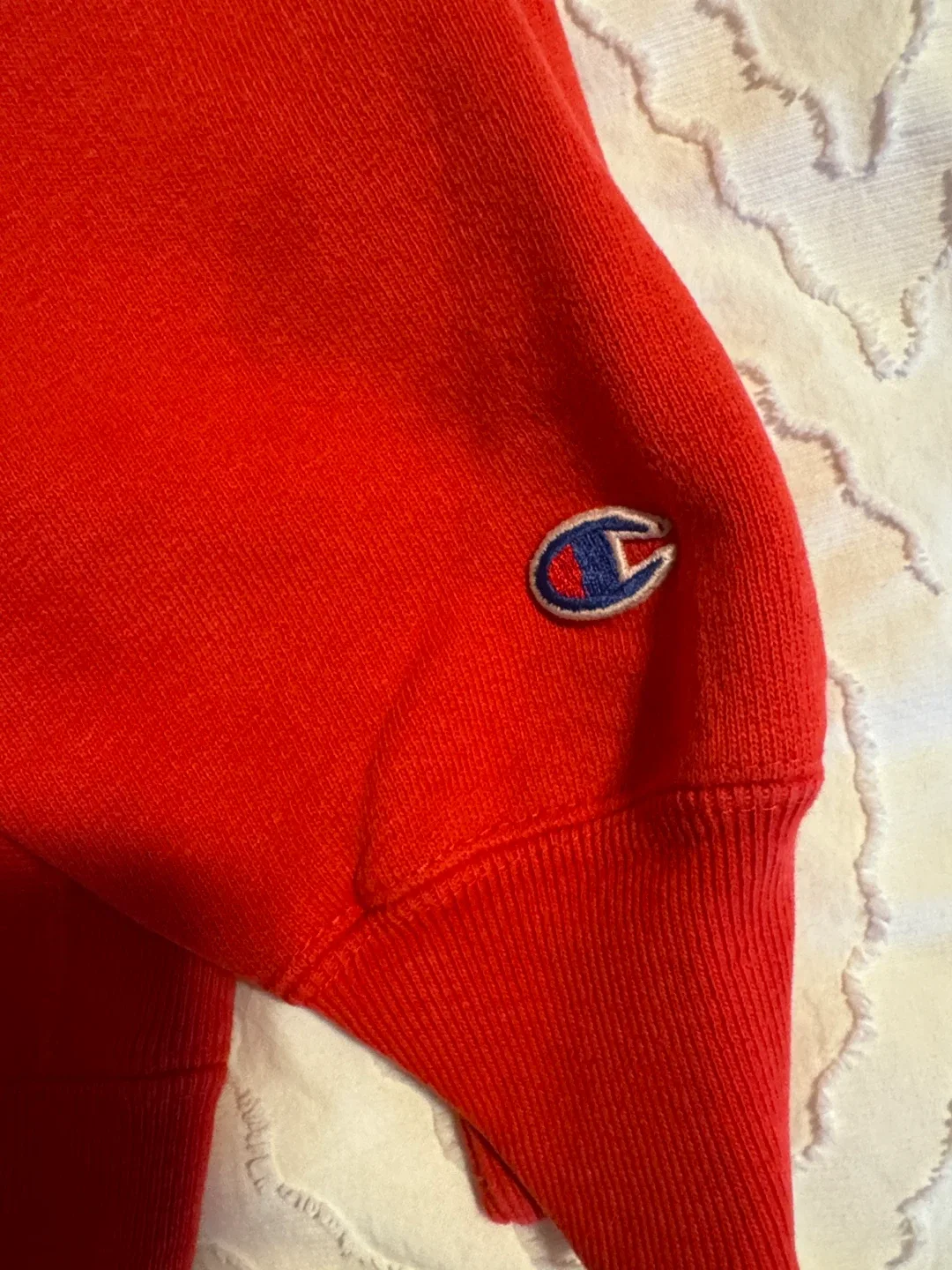 Champion Reverse Weave Red Sweatshirt, Size XL image indicator(4)