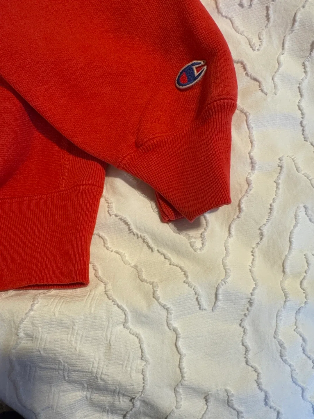 Champion Reverse Weave Red Sweatshirt, Size XL image indicator(6)
