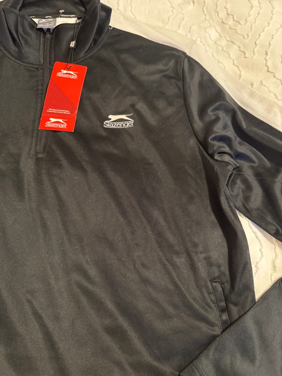 New Slazenger Black & White Track Jacket image indicator(3)