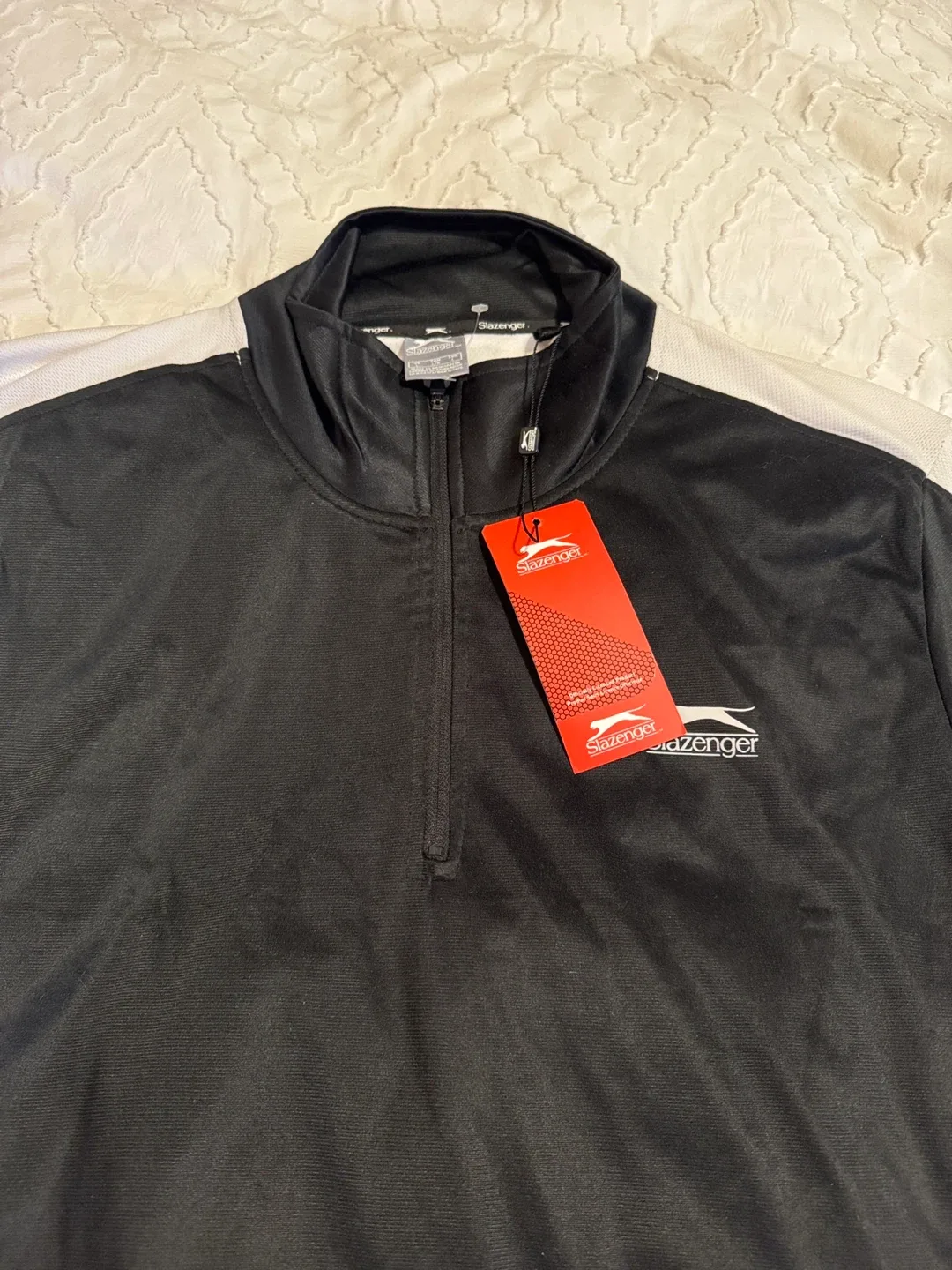 New Slazenger Black & White Track Jacket image indicator(2)