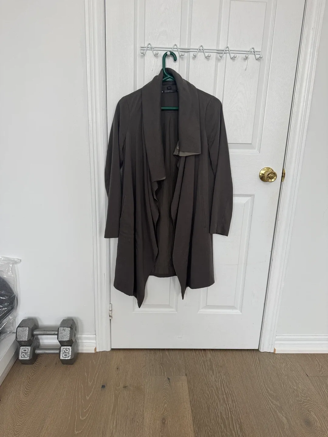 All Saints Women’s draped coat image indicator(2)