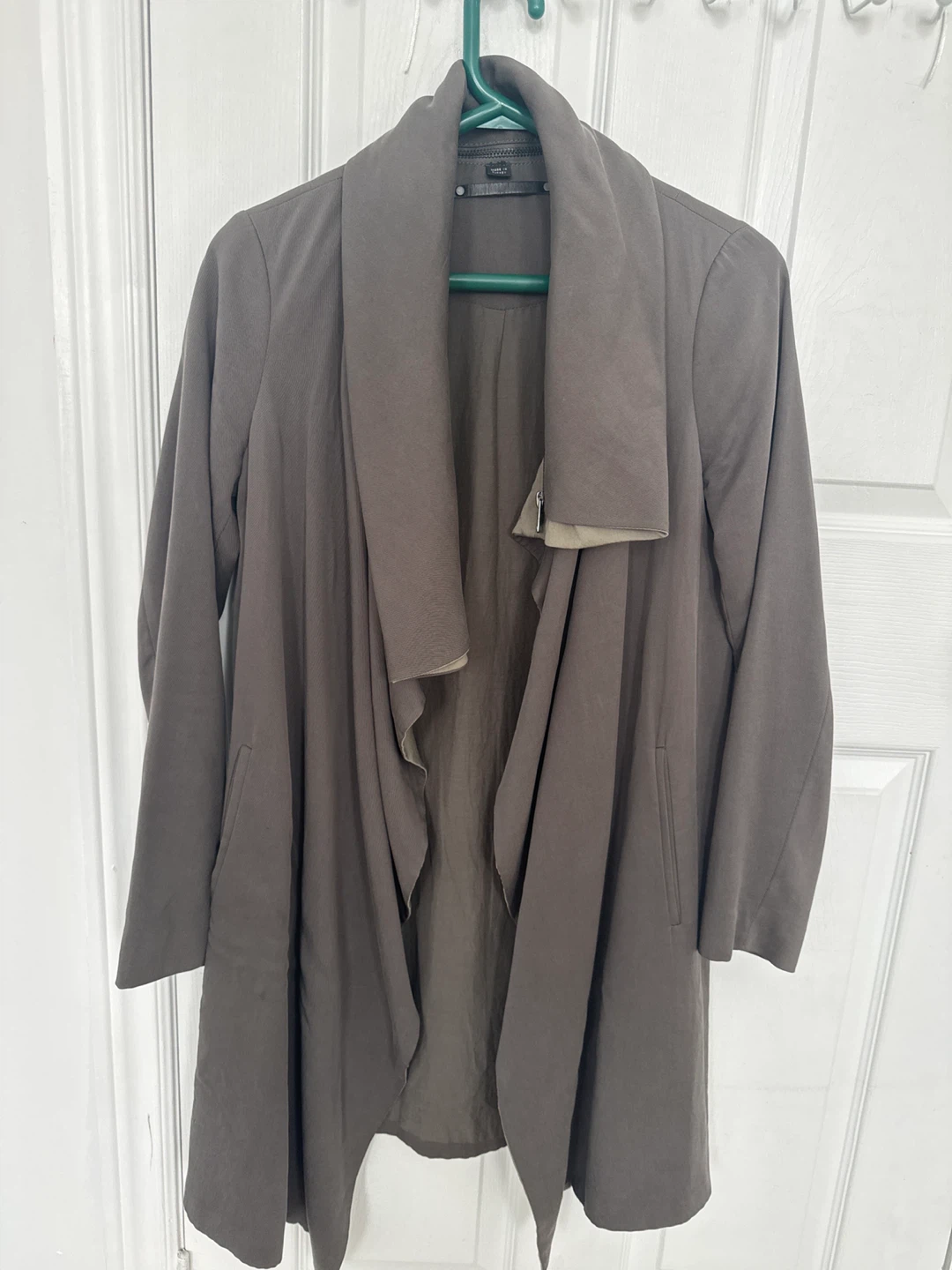 All Saints Women’s draped coat