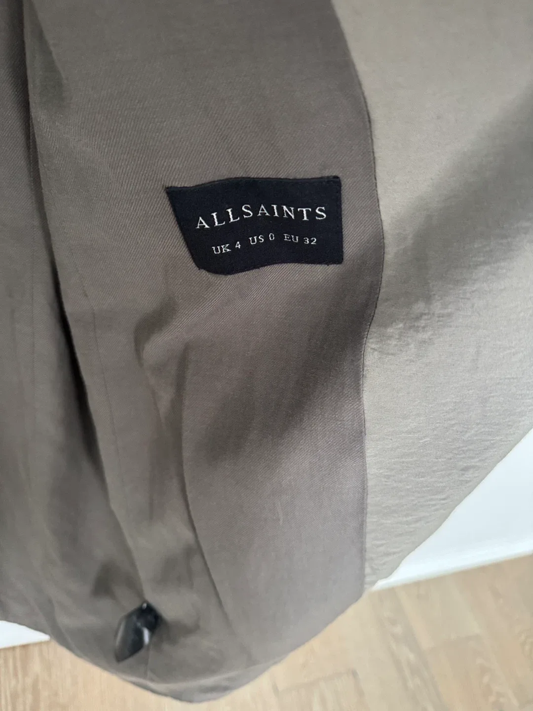 All Saints Women’s draped coat image indicator(4)