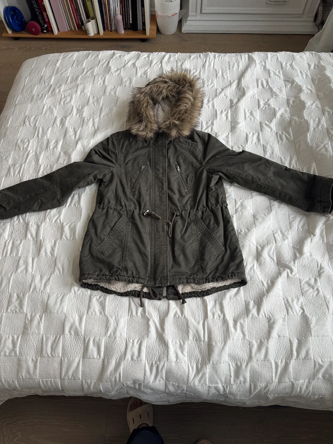 H&M Olive Green Winter Parka