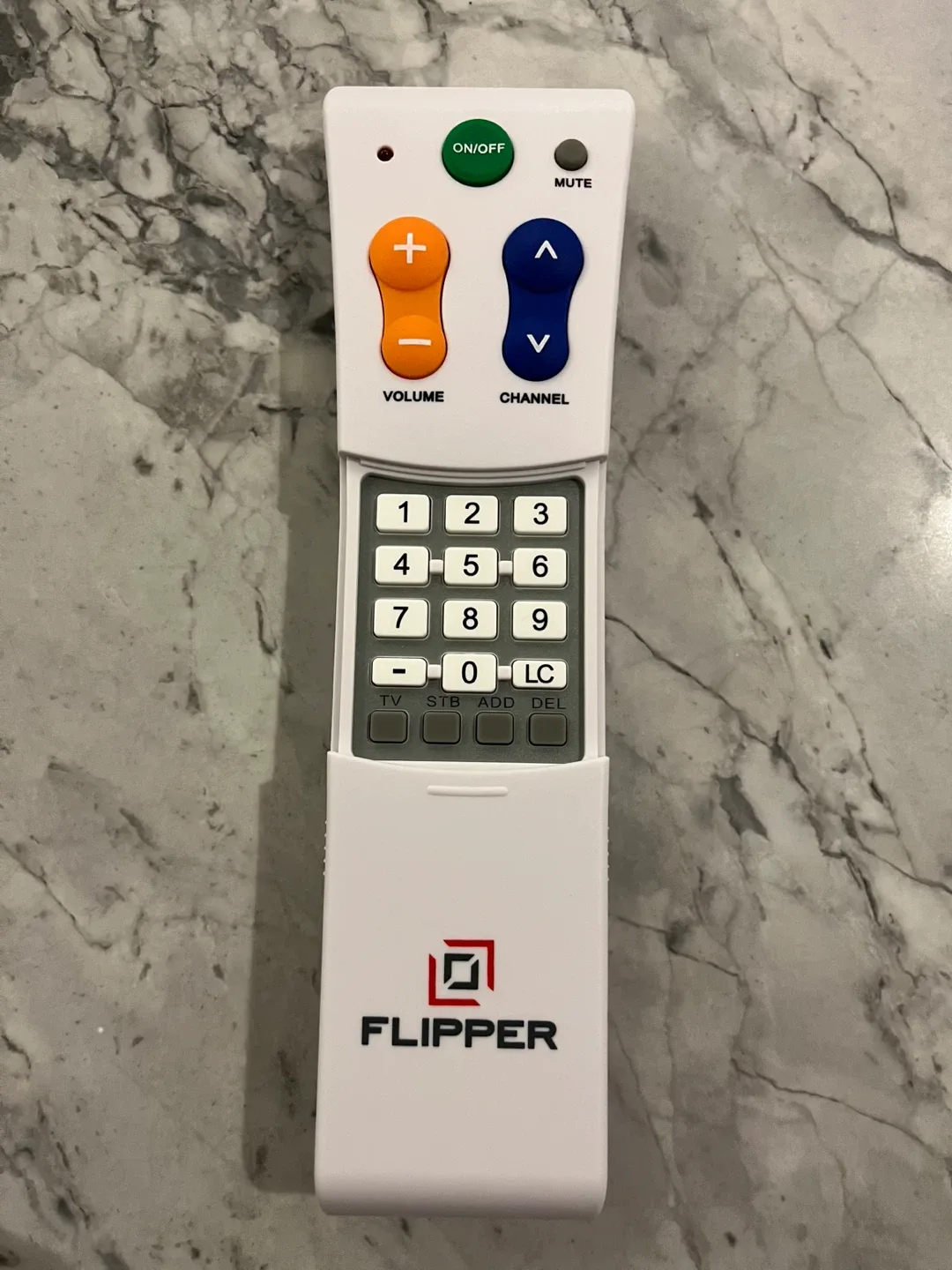 Flipper Big Button Universal TV Remote for Seniors, Elders image indicator(3)