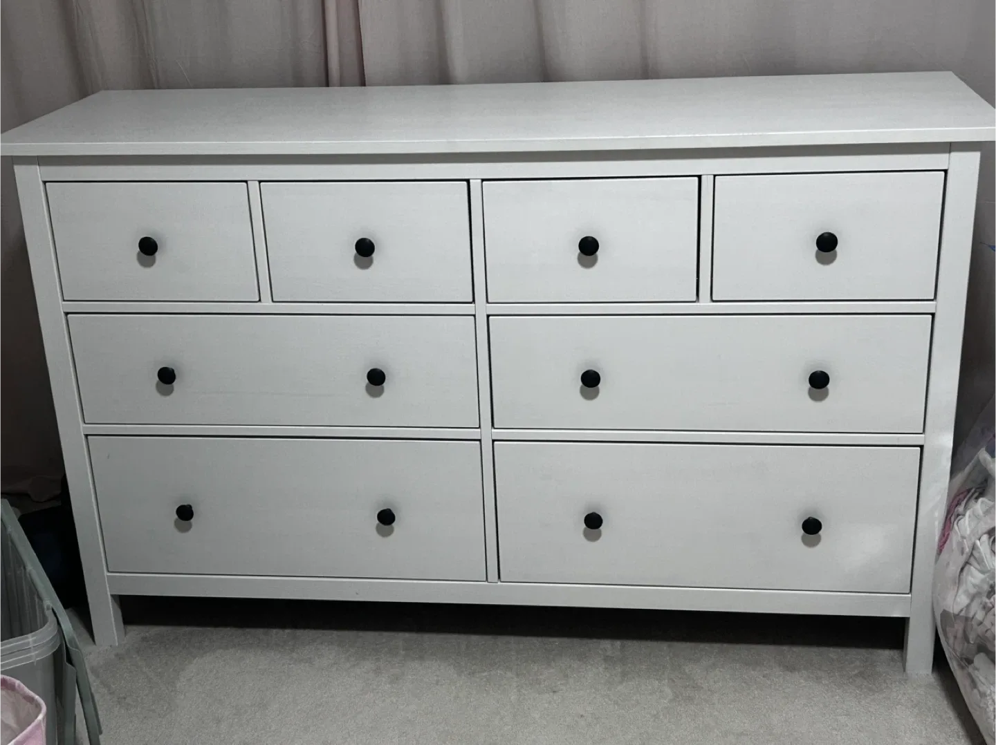 IKEA Gullaberg White 8-Drawer Dresser