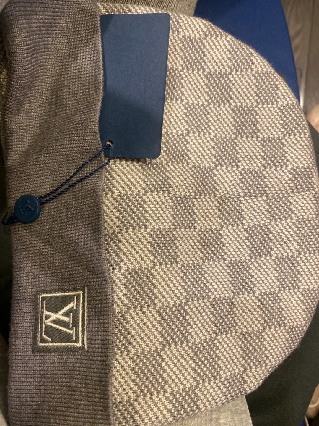 Louis Vuitton Grey Beanie