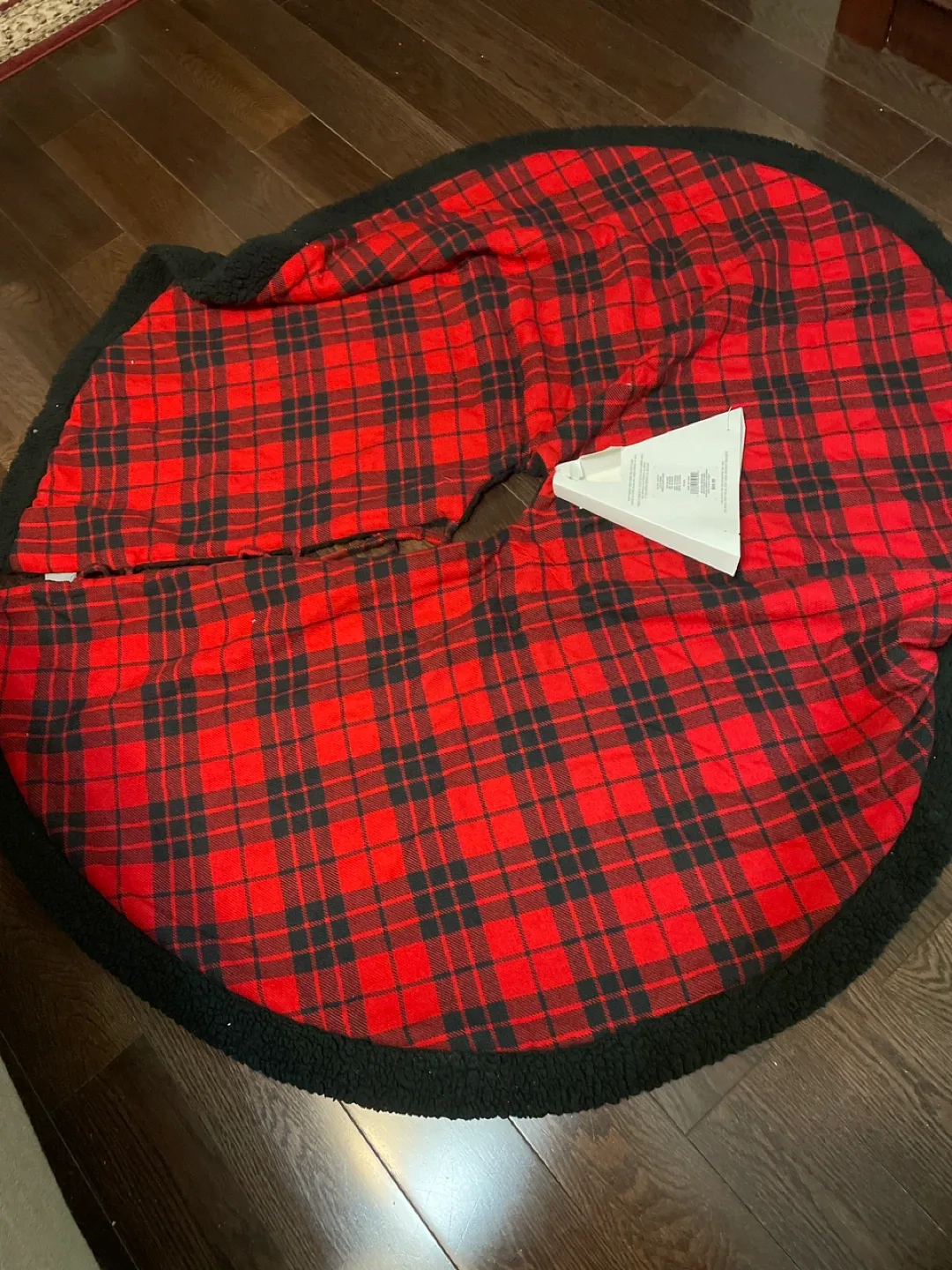 Hudson's Bay Red Plaid Tree Skirt