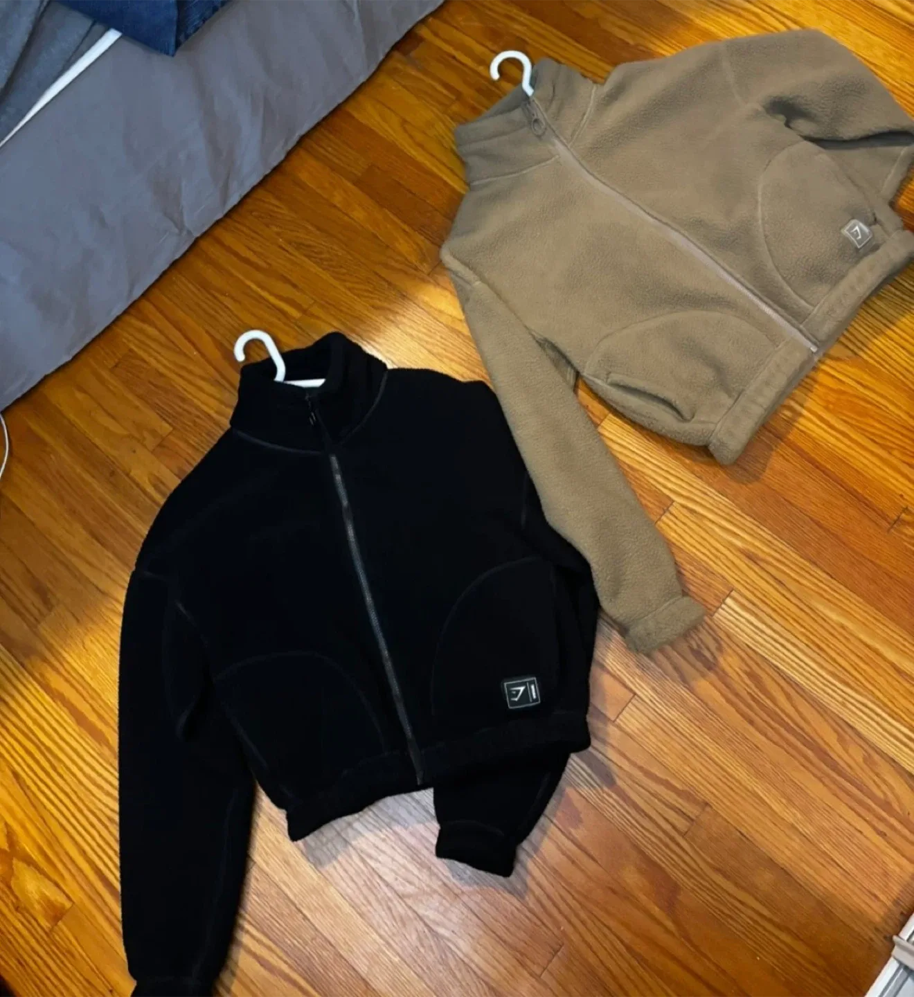 Gymshark Fuzzy Sweaters -XS (fits oversized, price for both)